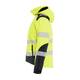 BLÅKLÄDER naisten highvis softshell-takki kevyesti topattu huomiokelt./musta